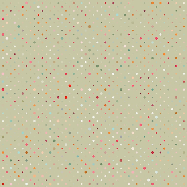 Polka dots colorful abstract pattern. 