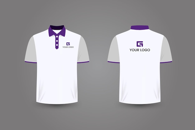 Vector polo shirt mockup editab