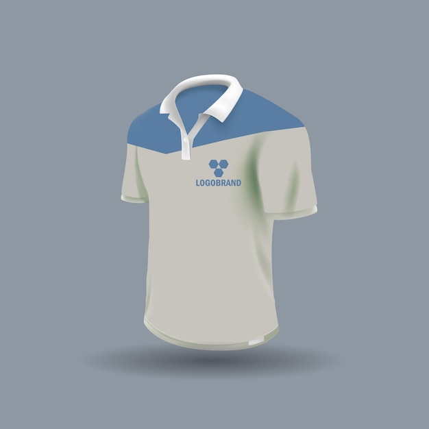 Vector polo t shirt design shirt mockup