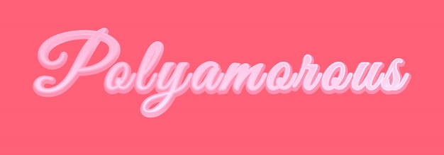 Polyamory pink Banner.