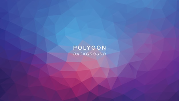 Polygon blue purple light