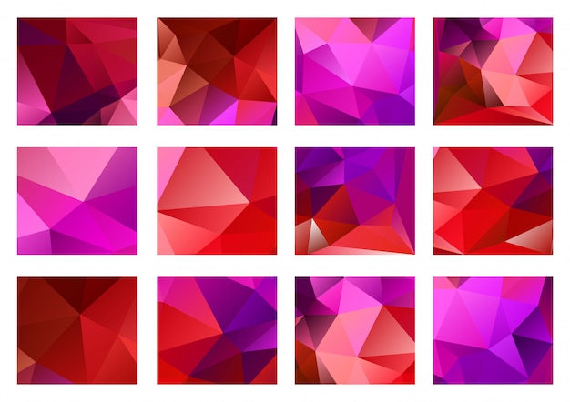 Polygonal background for craft