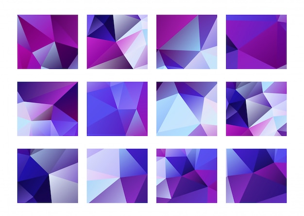 Polygonal background for craft