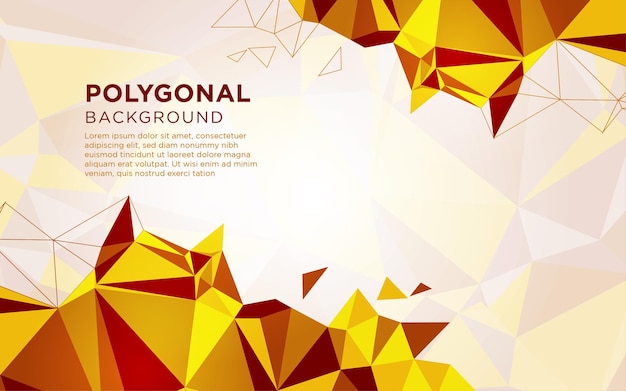 Polygonal triangle abstract background