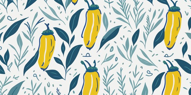 Pool Party Paradise Whimsical Vector Illustration of Banana Patterns