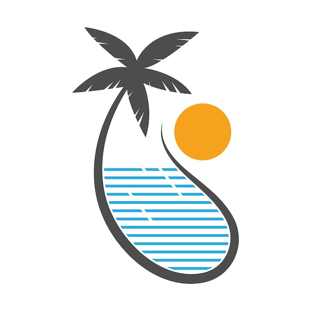 Pools icon logo design