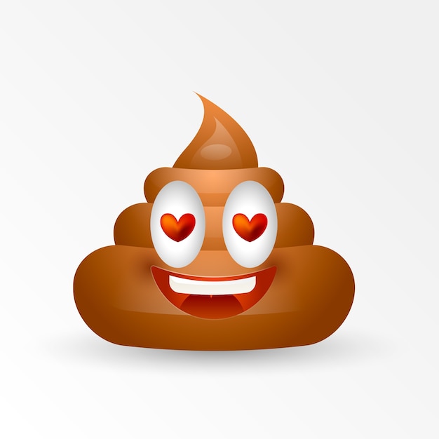 Poop emoji illustration