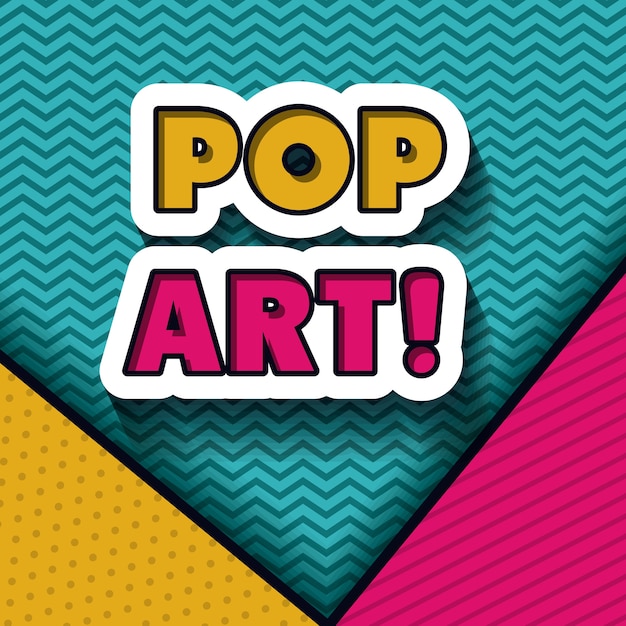 pop art message design