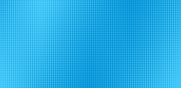 Pop art pattern. Halftone comic background. Blue Cartoon retro texture.