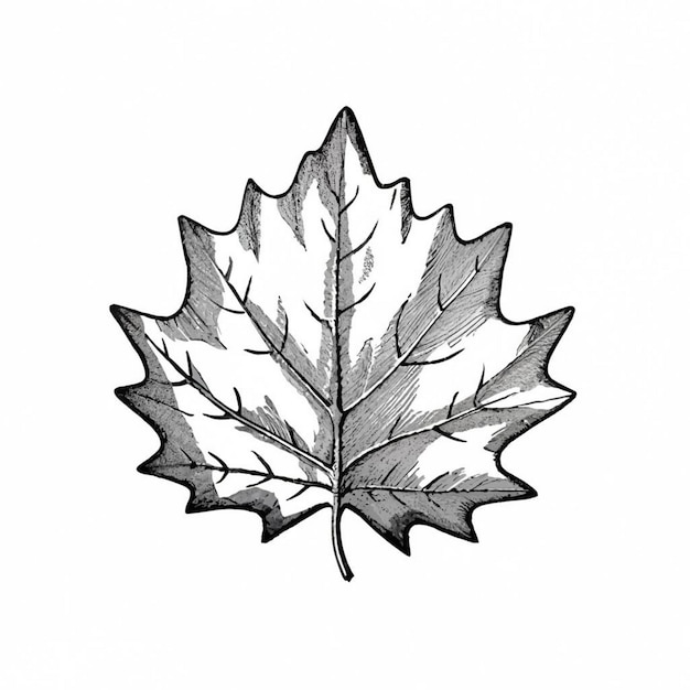 Vector poplar leaf vector