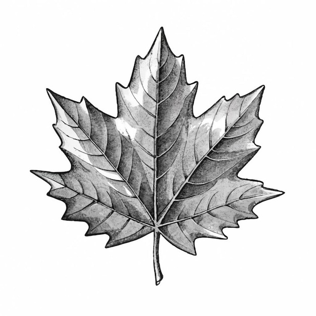 Vector poplar leaf vector