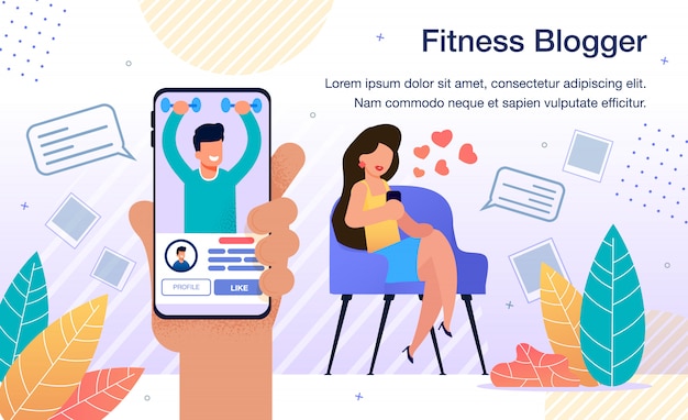 Popular Fitness Blogger template