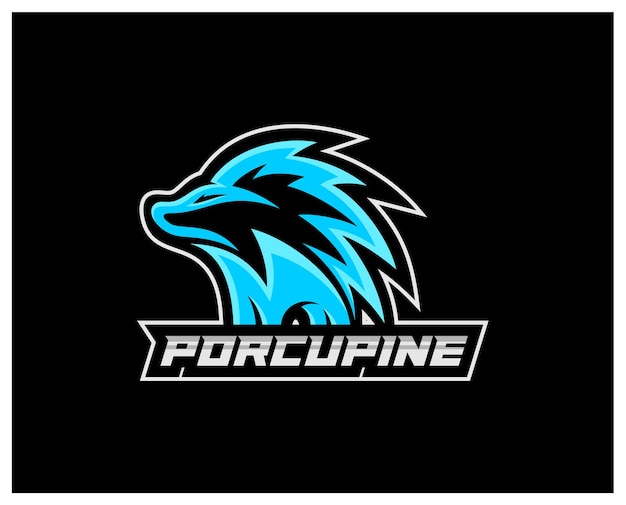 Porcupine Esport gaming mascot logo template Vector Modern Porcupine Logo Vector