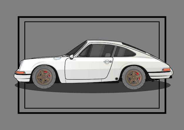 Vector porsche 911 singer