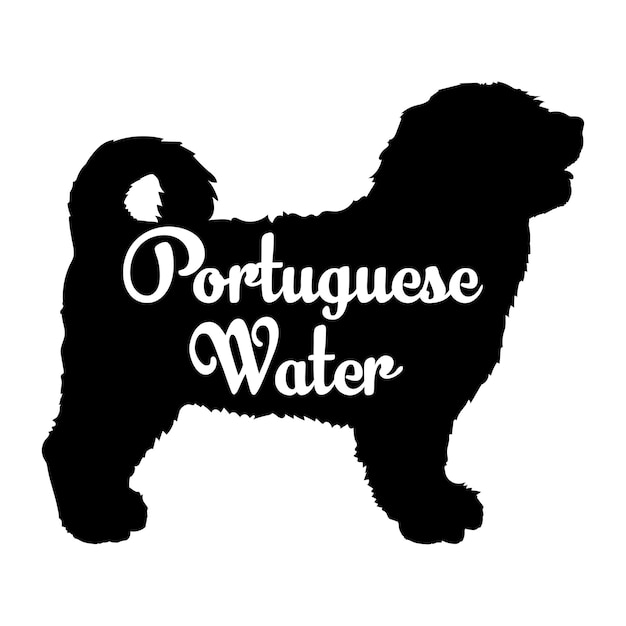 Portuguese Dog silhouette dog breeds logo dog monogram vector