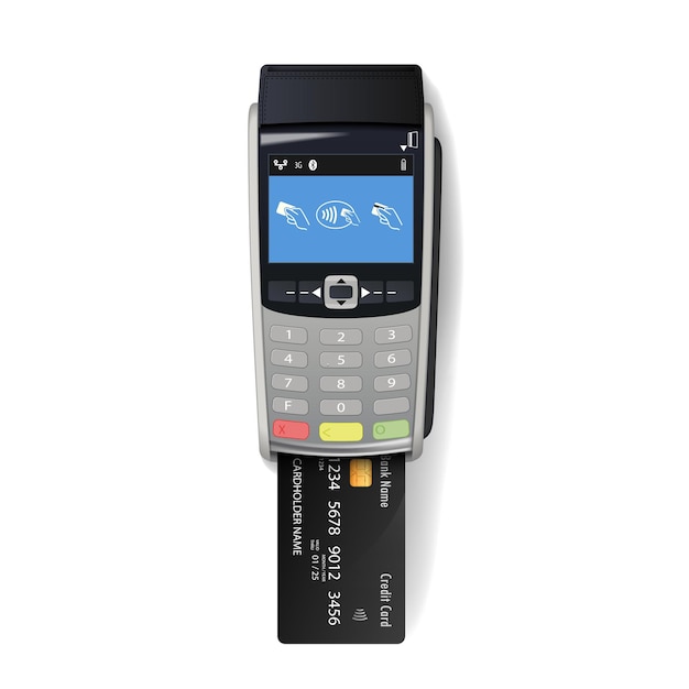 POS Terminal with Credit Card