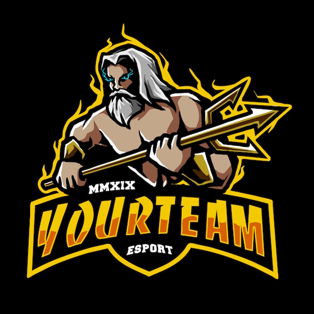 Poseidon e sports logo