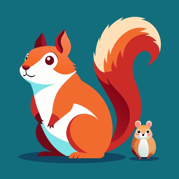 Vector poses squirrel less common than others but most interesting red squirrel squirrel cartoon guinea