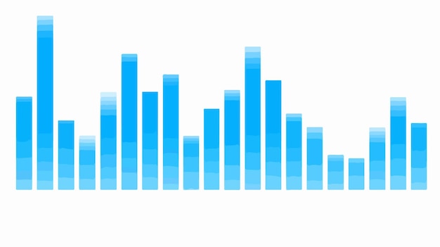 Positive Trend Bar Chart Icon Style Glyph Toolbar