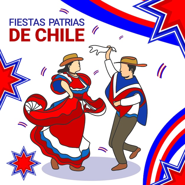 Post an instagram ad for congratulating the independence of the Fiestas patrias in Chilejpg