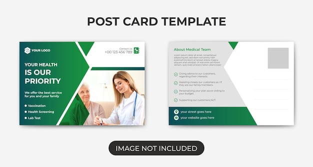 Postcard Design Template