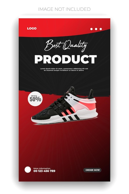 Vector a poster for best product by the brand best product