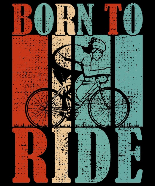 Vector a poster for a bike ride with the words quot baby ride quot on it