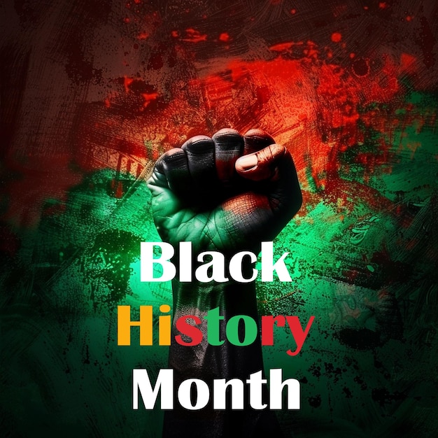 a poster for black fridays history month