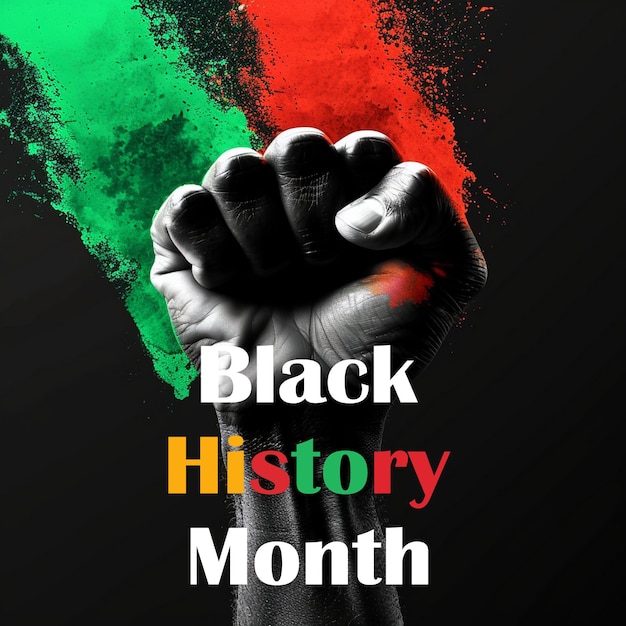 a poster for black fridays history month