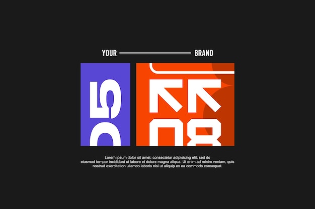 a poster for a brand called your brand