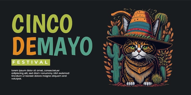 A poster for the cinco de mayo festival