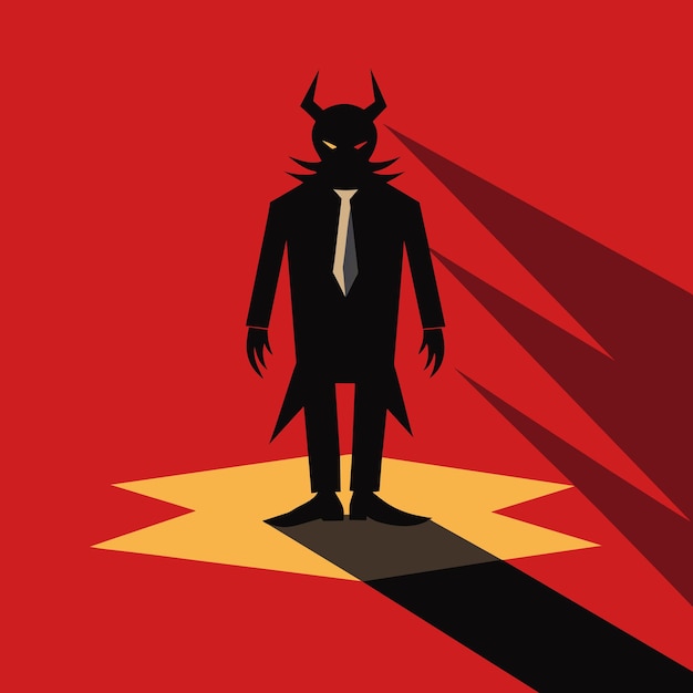 a poster for a comic book character with a red background