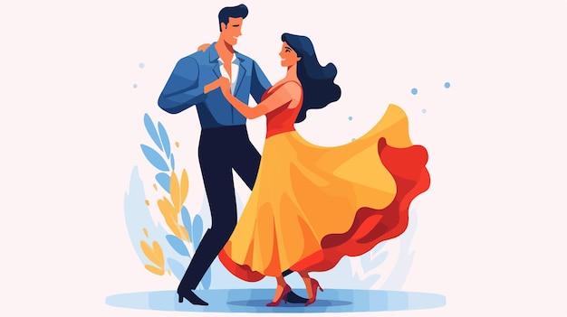 a poster for a couple dancing in a scene from the film