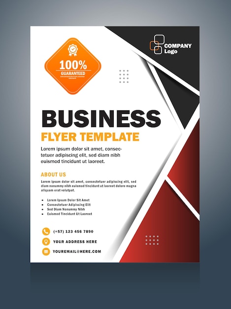 Poster design business template