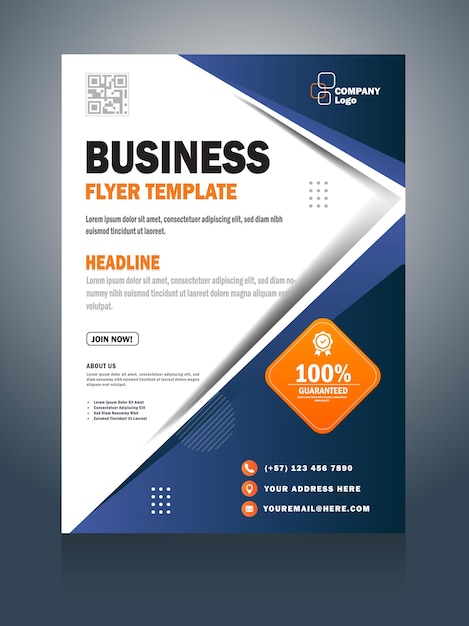 Poster design business template