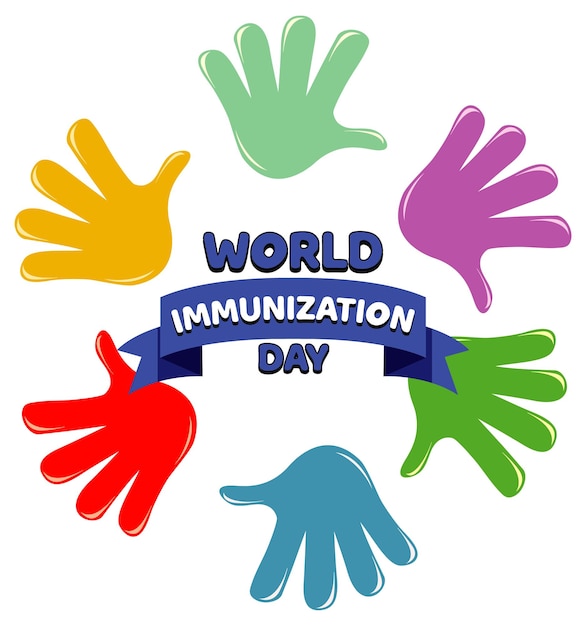 Poster design for world immunization day