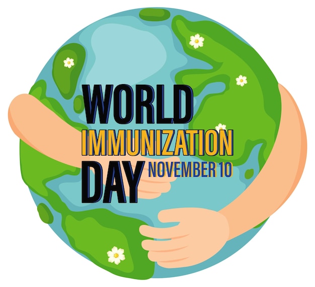 Poster design for world immunization day