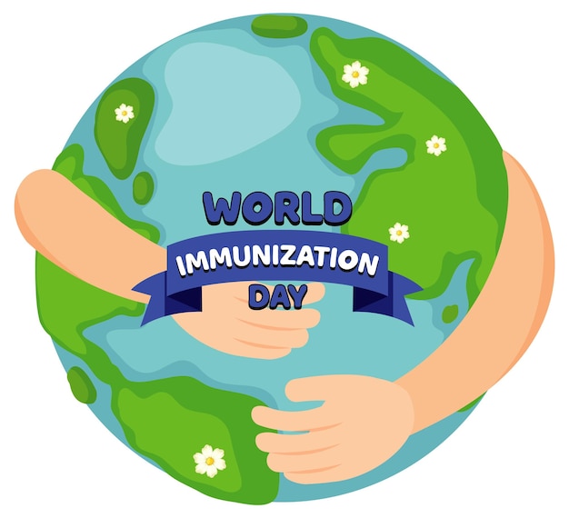 Poster design for world immunization day