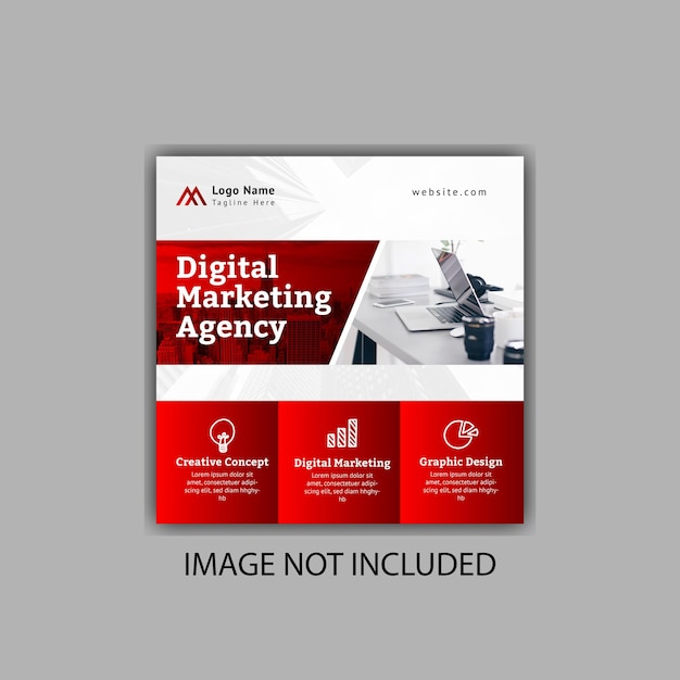 A poster for a digital marketing agency