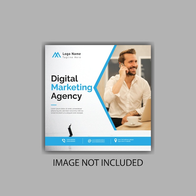 A poster for a digital marketing agency.