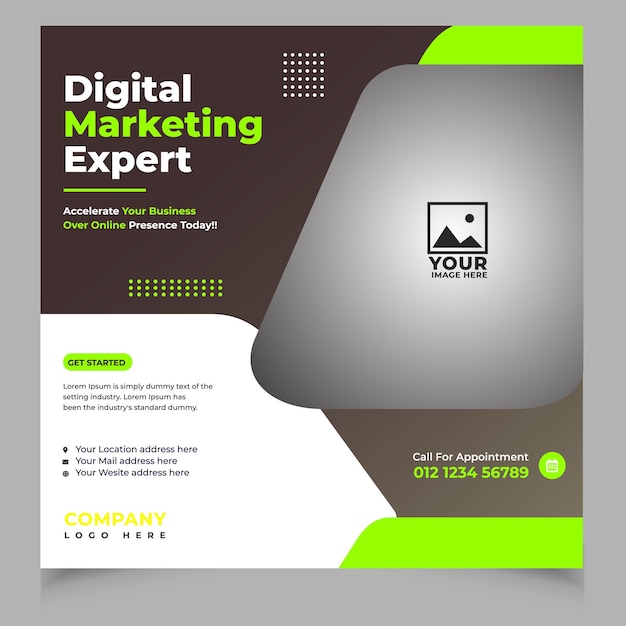 a poster for digital marketing for digital marketing