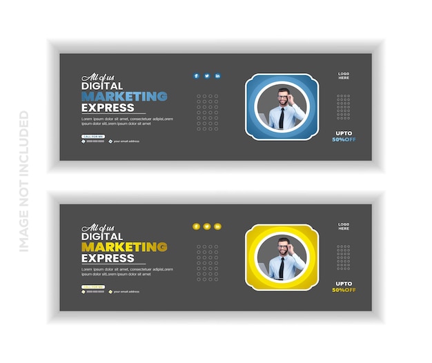 a poster for digital marketing for digital services