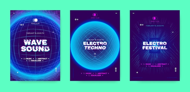 Poster for festival of electronic music