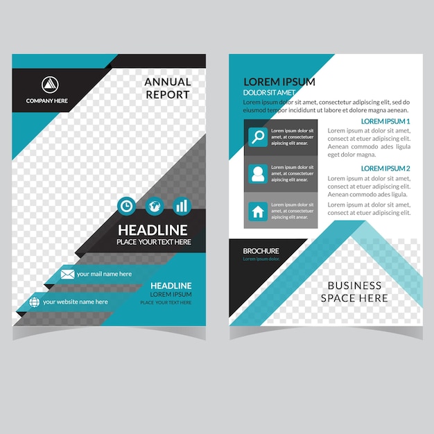 poster flyer pamphlet brochure cover design layout space for photo background vector illustration