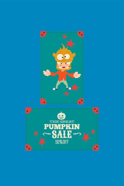 A poster for halloween party tricks for treats