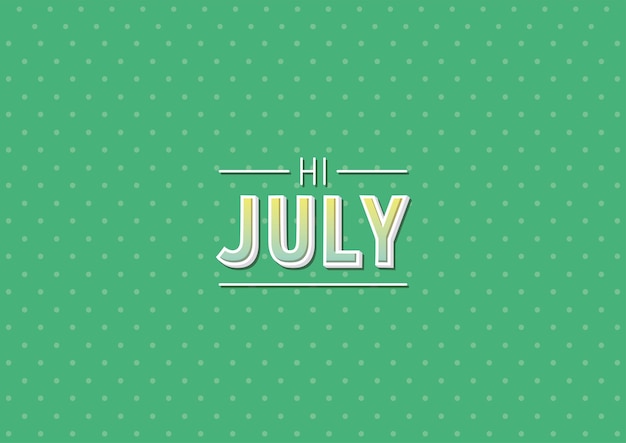 Poster of hi july