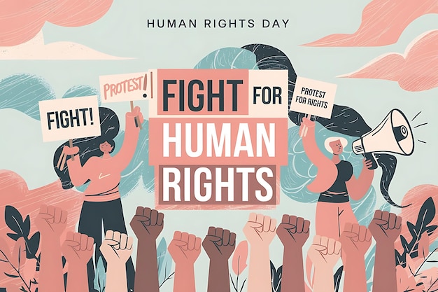 a poster for human rights for human rights day