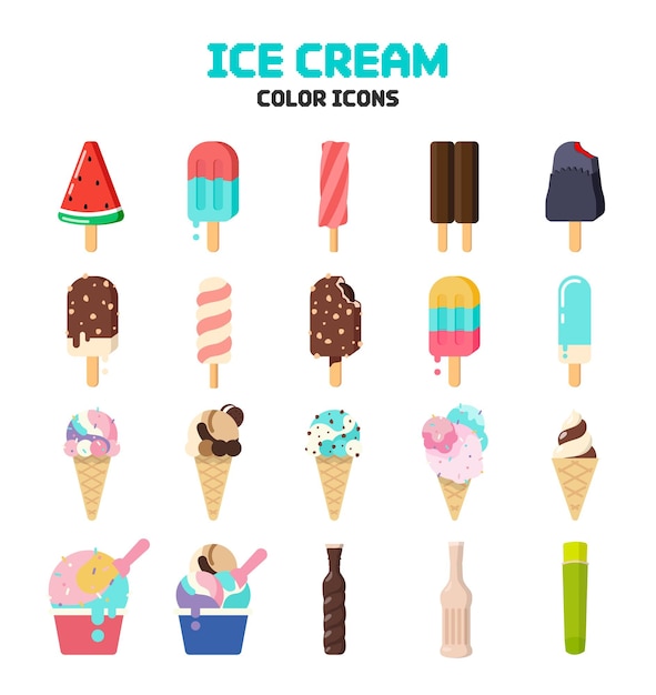 a poster of ice cream with the words ice cream on it