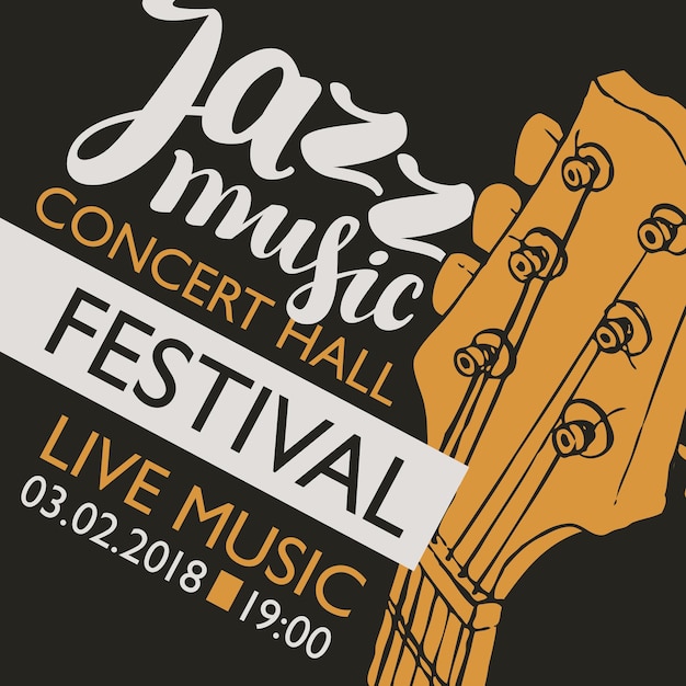 poster for jazz music festival