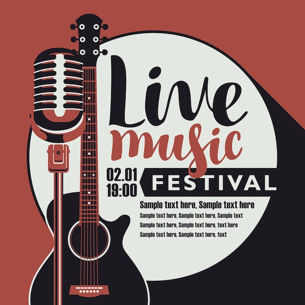 poster for live music festival